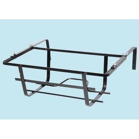 Balconiera portavaso estensibile in ferro per terrazze e muretti Tulipano - Lunghezza 60 cm (1/2)