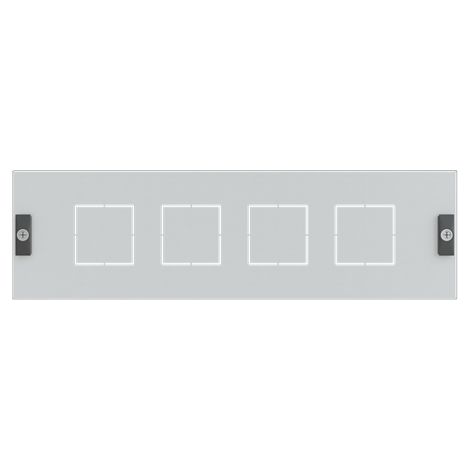 SPEE Combi- Plastron pour Instrument mesure encastré 72x72 L600 H150 1SZE980090B0030 ABB QCM761500 (1/3)