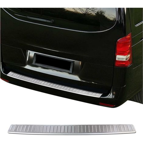 Protection Seuil de Pare-Chocs Arriére Compatible avec Mercedes Vito W447 2014-2024 Brossé (1/5)
