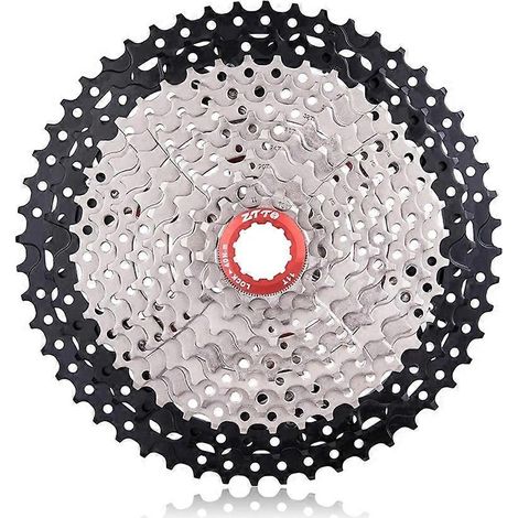 Cassette VTT ultralégère ZTTO 11 vitesses (11-46T, 50T, 52T) avec plateau 52T et large plage de rapports. Finition CNC. (1/5)