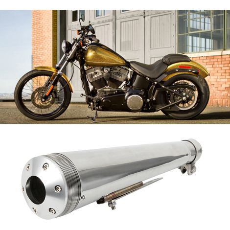 Embout de silencieux arrière universel pour moto en acier inoxydable (1/5)
