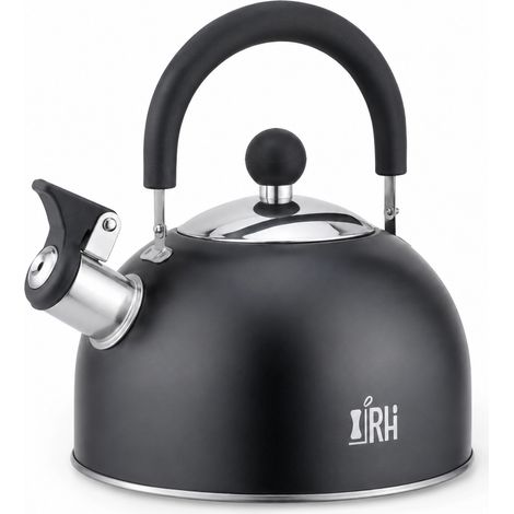 Bollitore Inox Fischio Xtra Acciaio Inox nero opaco 1,5 Litri (1/4)