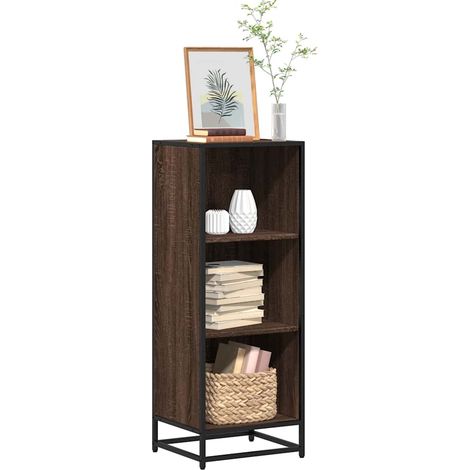 Bücherregal Braun Eichen-Optik 40x35x107,5 cm Holzwerkstoff