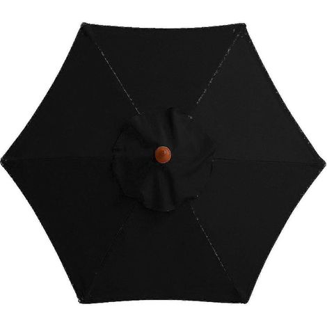 Parasol rond de jardin de 3 m, parasol d'extérieur pour terrasse, protection solaire, 8 os (1/5)
