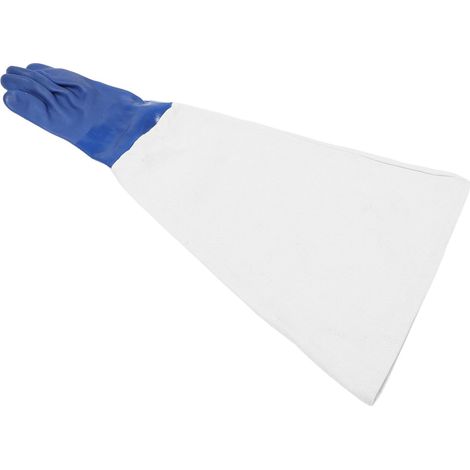Moufles en Caoutchouc Épais pour Cabine de Sablage, Résistant aux Produits Chimiques, Protection Industrielle Main Gauche, Usage Atelier et Nettoyage Intensif, Moufles de Travail (1/5)