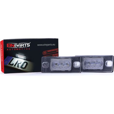 Luci targa a LED 6000K Bianco freddo 12V CANBUS per Porsche Cayenne, VW Bora, Golf IV/V, Passat B5 FL, Tiguan, Touareg (1/4)