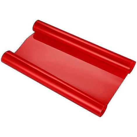 Auto Car Sticker Smoke Fog Light HeadLight Taillight Tint Vinyl Film Sheet Car Decoration Decals (Red) (1/2)