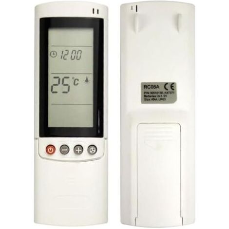 Télécommande pour Airwell RC08A climatiseurs,Pompe à Chaleur,Onduleurs de Marque pour Airwell Air Conditioner RC08A (1/5)