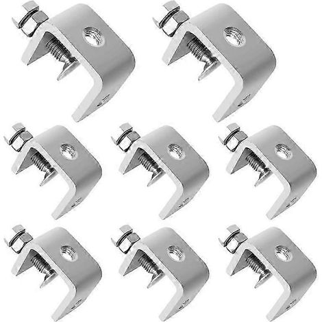 Petites pinces en C, pinces en C robustes en acier inoxydable, serrage 16-25 mm (1/5)