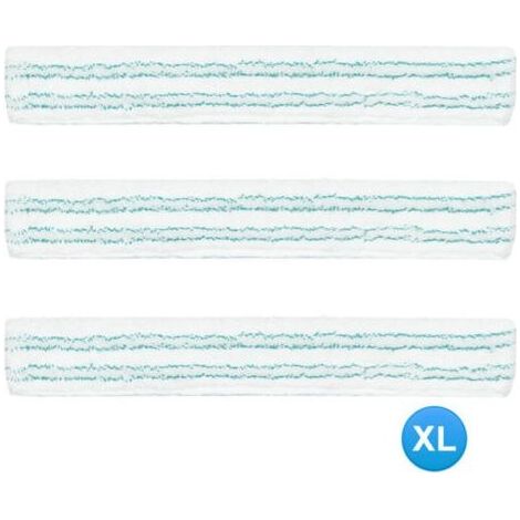 Lntyq Leifheit Housse de nettoyage pour raclette-vitre Window Slider XL, Housse de rechange micro duo, Accessoire ménage lave-vitres à absorption élevée idéal pour le nettoyage des fenêtres e (1/5)
