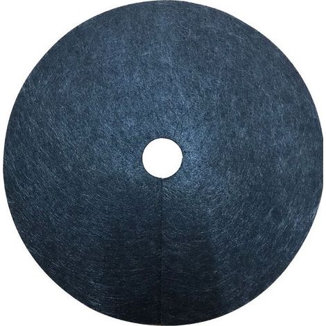 Pack of 1 Weed Barrier Mat, Round Mulch Mat for Outdoors, Weed Protection (Diameter 42cm) (1/5)