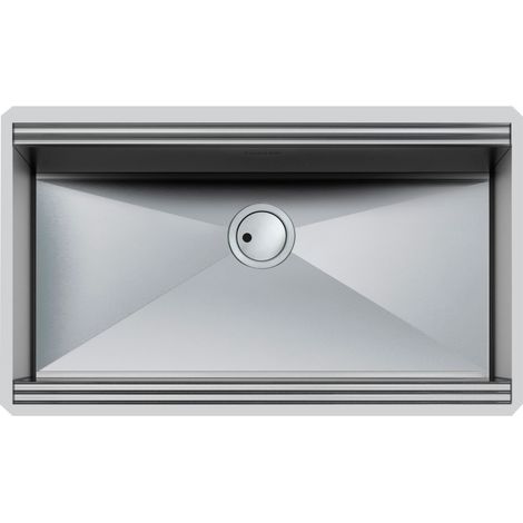 Foster Milanello Workstation 1034 850 Fregadero encastrado bajo encimera Rectangular Acero inoxidable (1/3)