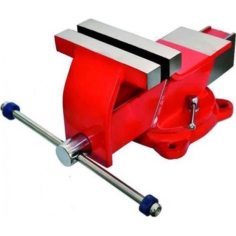 Vigor-blinky Morsa Parallela in Acciaio con Base Girevole 150 mm per Trapano a Colonna