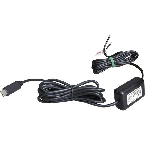 ProCar USB-C® Ladekabel IP44 3000 mA Belastbarkeit Strom max.=3 A zum Direktanschluss an der Batter
