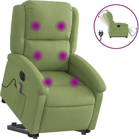 Maison Exclusive - Massagesessel mit Aufstehhilfe Elektrisch Hell