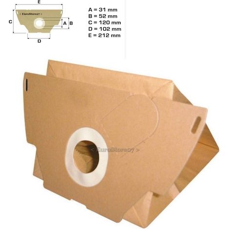 5 SACCHETTI ASPIRAPOLVERE ELECTROLUX ADATTI MONDO TUTTA LA SERIE EL 18
