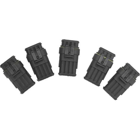 Stück 4-polige elektrische Kabelverbinder, wasserdicht und dicht verschlossen, Stecker für Auto, LKW, Motorrad, Boote