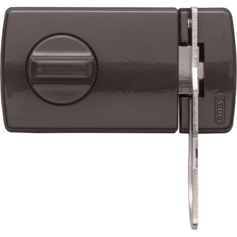 ABUS 560347-2130BB Cerrojo de Sobreponer de botón con cilindro de serreta y retenedor marron blister (1/4)