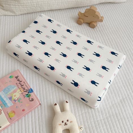 Oreiller pour enfant en latex naturel, oreiller de couchage, housse de coussin amovible en coton lavable incluse, oreiller pour tout-petit, oreiller de sieste pour enfants, unisexe pour garçons et fil (1/3)