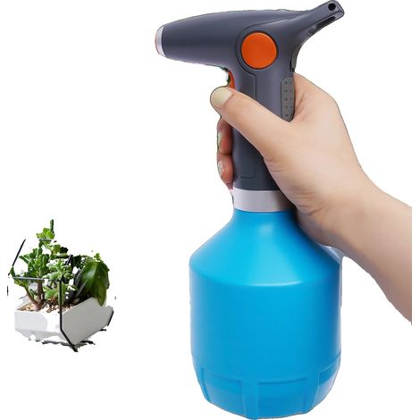 Pulvérisateur d'arrosage électrique, batterie de 2000mAh, buse réglable, Bleu (1/2)