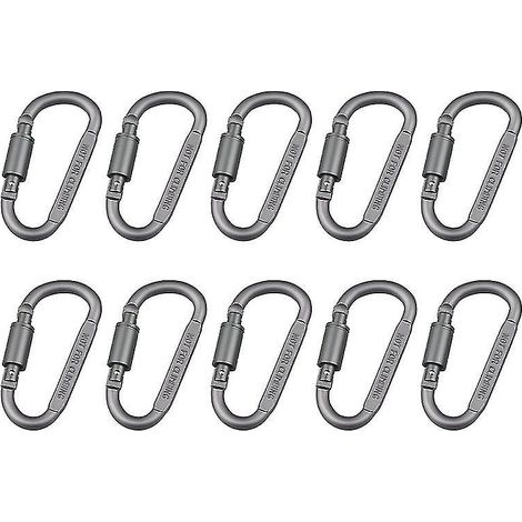 10 Stück Outdoor-Karabiner