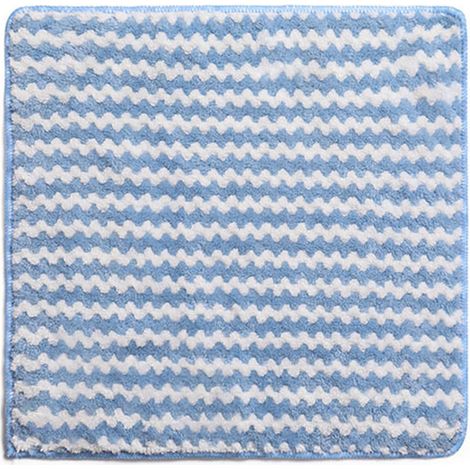 Torchon de vaisselle en polyester épais 30x30cm motif ondulé absorbant doux pour cuisine nettoyage efficace des graisses et taches usage polyvalent durable (1/5)
