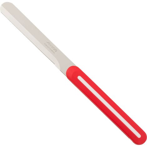 Arcos Serie B-Line - Couteaux de Table  Couteau à déjeuner - Lame dentelée en acier inoxydable NITRUM de 100 mm - Manche en Polypropylène (100 mm, Rosso) (1/5)