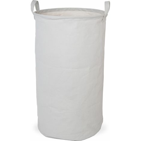 Cesto porta biancheria bucato salvaspazio 60 lt grigio mod. Pod (1/3)