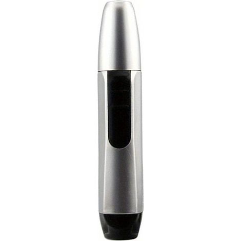 Tondeuse à poils de nez électrique pour hommes et femmes, tondeuse à poils de nez et d'oreilles professionnelle et indolore (argent). (1/4)