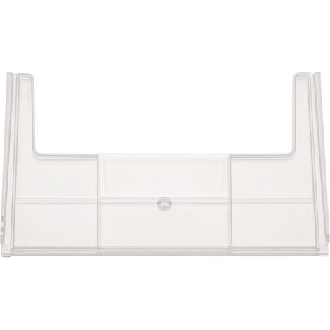 Séparateur pour bac à étagères L.230mm H.132mm, transparent, transparent, ouvert 1 pièce 25 ST.