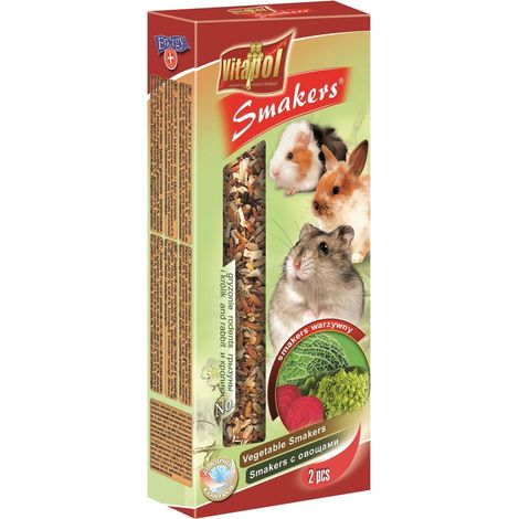 Vitapol  Smakers per roditori e conigli - Vegetale 90g