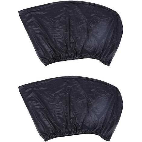 2x Pare-soleil en maille pour vitres latérales avant et arrière de voiture