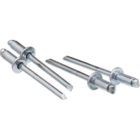 Remaches ciegos de cabeza plana de 4x8 mm, 500 unidades. (1/2)