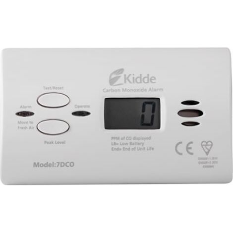 7Dcoc Digital Carbon Monoxide Alarm (10-Year Sensor) (1/5)