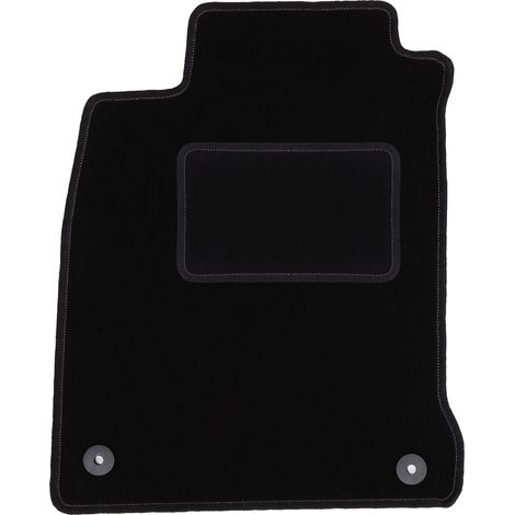Tapicería negra mate para el asiento del conductor para: Renault Laguna III liftback, familiar (2007-2015) (1/5)