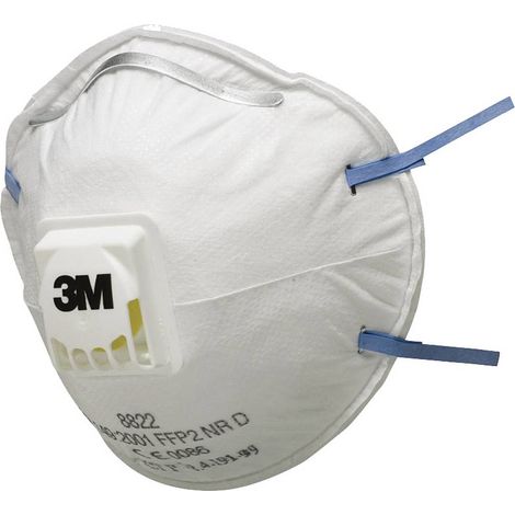 [NEUWERTIG] B-Ware 3 M 10 St. 8822 Feinstaubmaske Ventil Ffp2 Staubmaske Filtermaske Maske