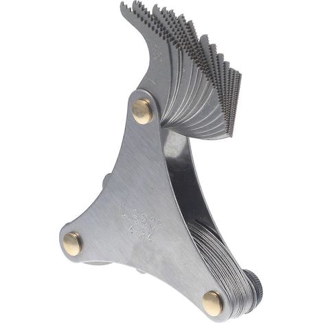Jauge de pas de filetage, jauge de coupe multifonction en acier inoxydable, pied à coulisse (1/4)