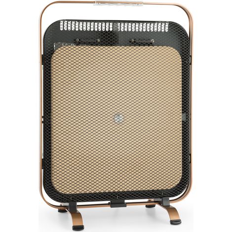 Klarstein Infrared Heater, 1300W Infrared Panel Heaters for Home, Aluminium Portable Heater, Space Heater w/ Heat Retaining Marble, Thermostat, Anti-Frost Protection, Energy Efficient Electric Heater