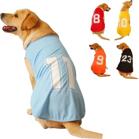 Number11 Summer Basic Vest puppy respirant t t - shirt PET gilet sans manches vêtements (4xl, bleu) (1/5)