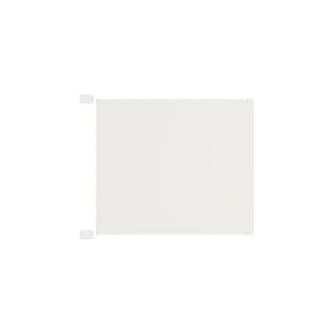 Auvent vertical Blanc 140x600 Tissu oxford (1/5)