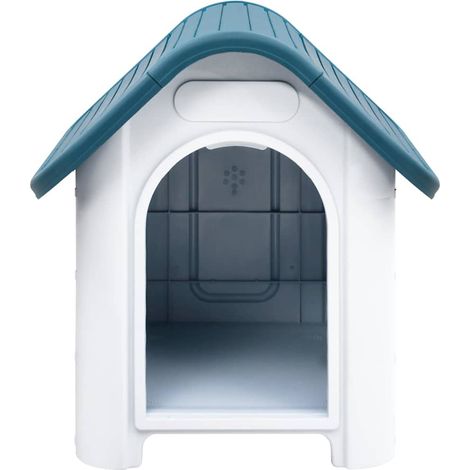 Maison Exclusive - Hundehütte Blau 59x75x66 cm Polypropylen (1/5)