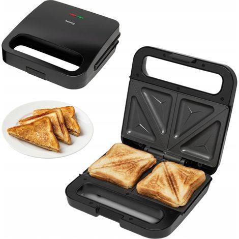 Tostapane aigostar hus1074 800W piastre antiaderenti (1/3)