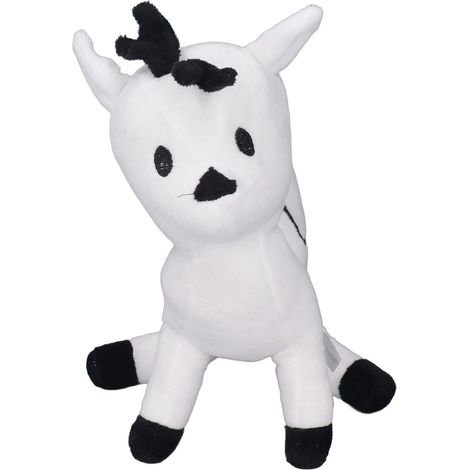 Cerf en peluche blanc, adorable décoration de bureau, cadeau pour enfants (1/5)