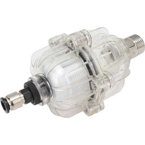 Filtre à air transparent AD400 pour compresseur d'air, séparateur huile/eau 1/2 po, vanne de purge automatique, 0,3 à 1,2 MPa (1/5)