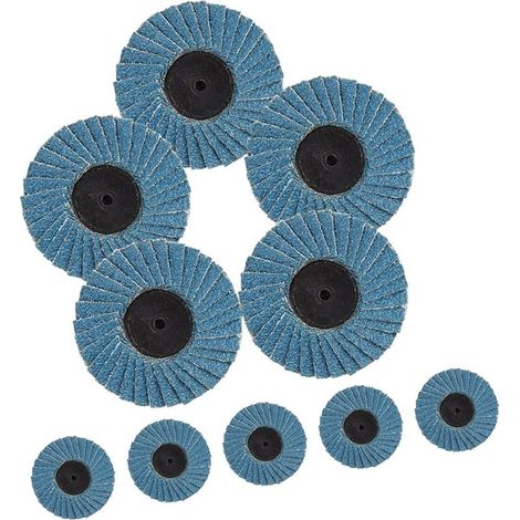 Oxyde aluminium 2 pouce Meule disque lamelles 120 Grain 10 - Pcs Remplacement d'article (1/5)