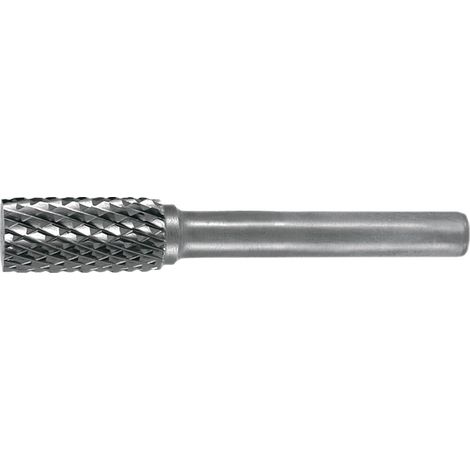 Fresa rotativa ZYA D.12mm Long.Cabeza 25mm D.Vástago 6mm HM Dentado Cruzado TECWERK (1/2)
