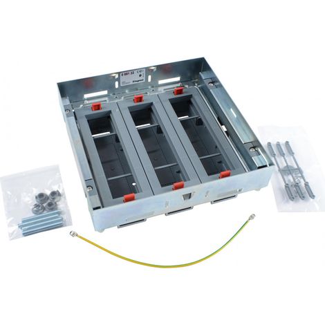 Kit support hauteur réglable pour boîte de sol affleurante pour prises en position horizontale 3 paniers de 8 modules (088122) (1/2)