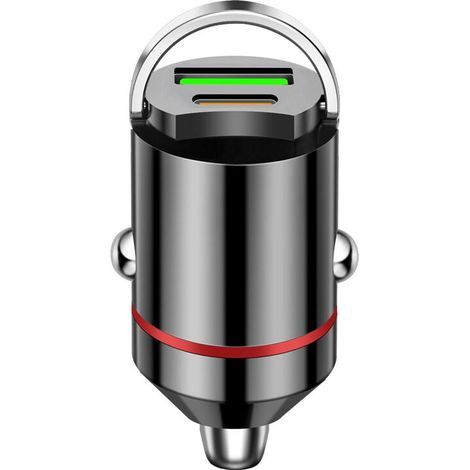 Chargeur Allume Cigare Voiture Type-C 100W Ultra Compact Rapide Adaptateur Secteur (1/4)