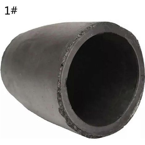 Creuset en carbure de silicium en forme de coupelle pour la fusion de métaux (or, argent, cuivre, laiton) - Four de fonderie - Couleur : 1 (1/4)