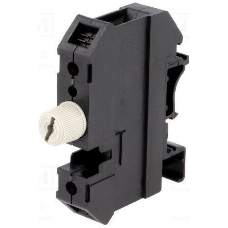 Porte-fusible 5x20 pour rail Din 10amp 800vac Pc-10-dr
